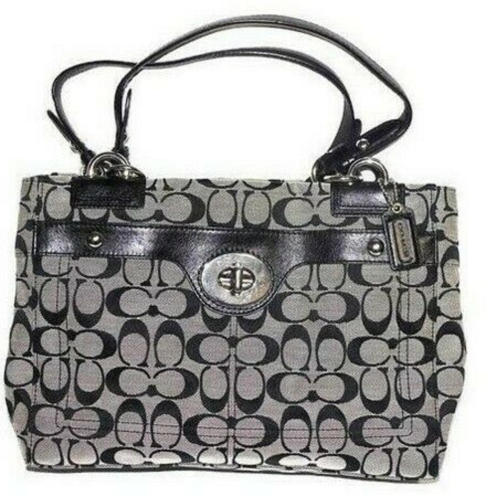 Coach Penelope Carryall Canvas Handbag Tote F16540